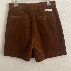 Gucci Brown Corduroy Shorts Size 28